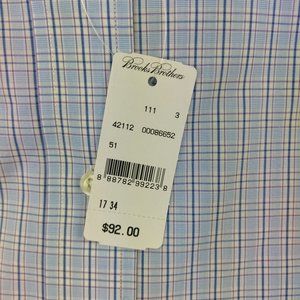 NWT Mens Brooks Brothers Regent Non-iron Shirt